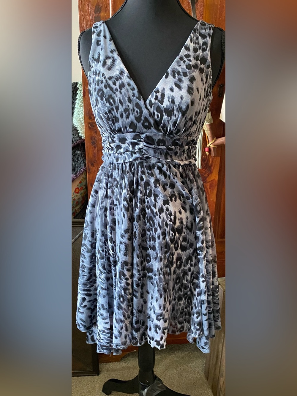 Vintage Aqua Coquette Style Girlie Empire waist Dress Boutique Find